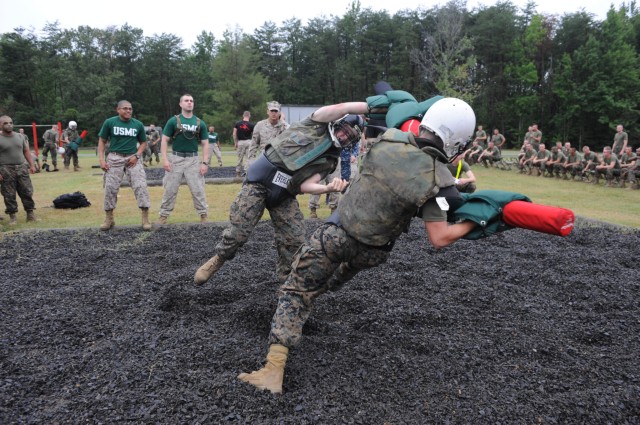 USMC OCS Pugil Sticks India Company OCC